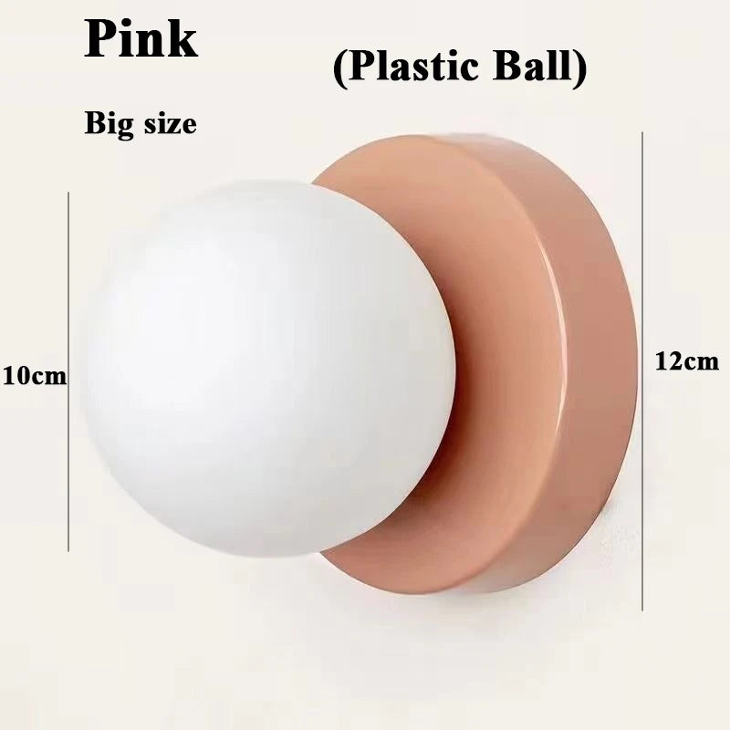 DotGlow — Colorful Globe LED Wall Sconce