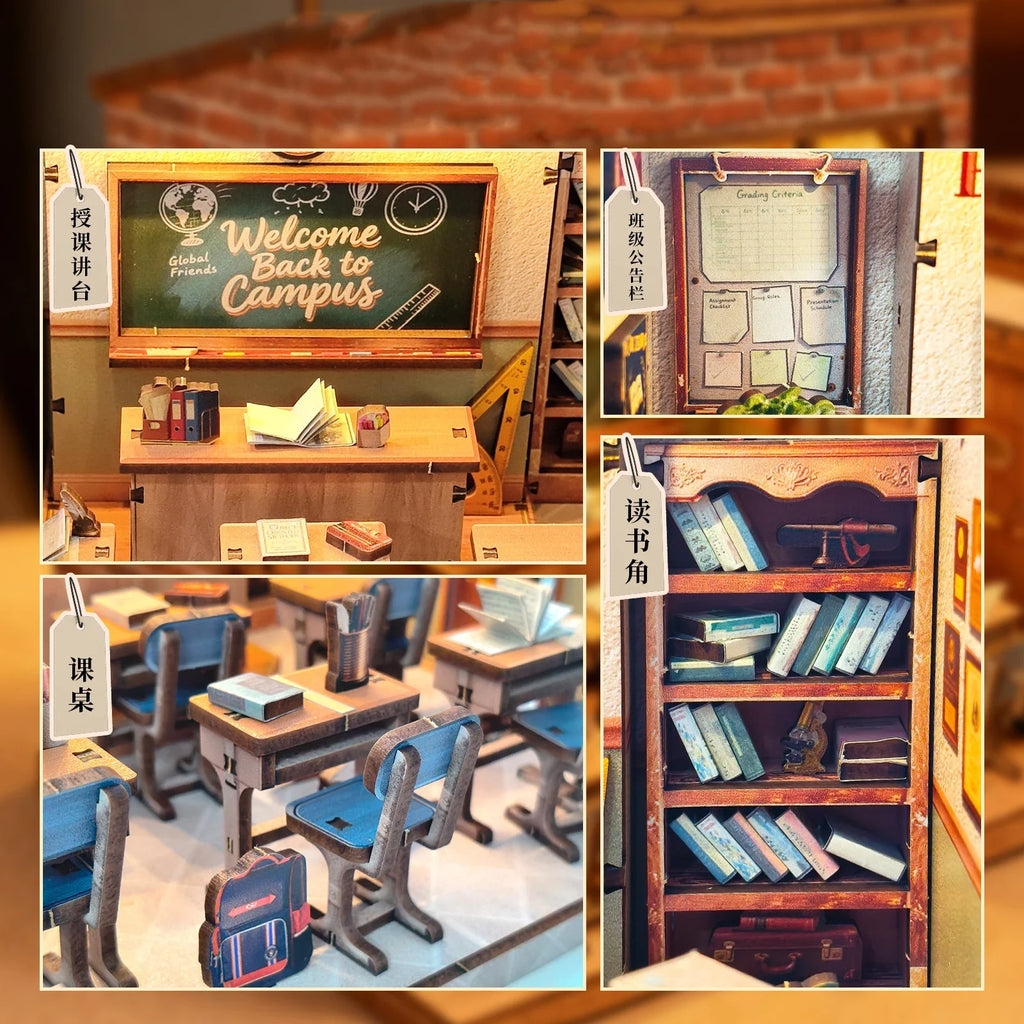 The Classroom DIY Miniature House Kit