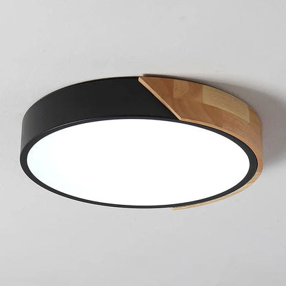 SlimGlow Ultra-Thin LED Ceiling Light — Flush Mount, 3 Colors, Multiple Sizes & Finishes