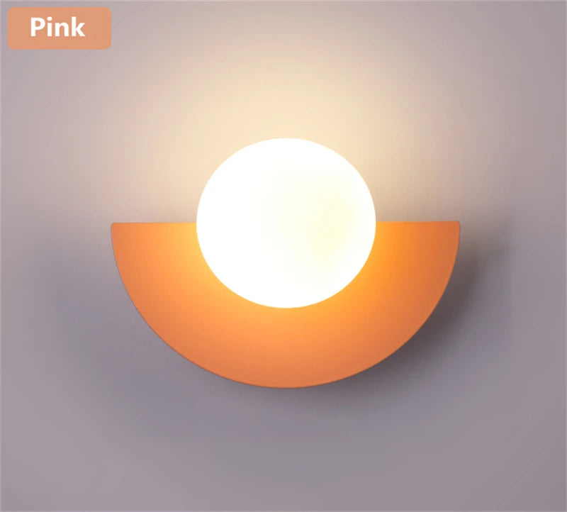 CradleGlow — Moon Globe LED Wall Sconce