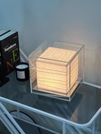 Shoji Cube Table Lamp