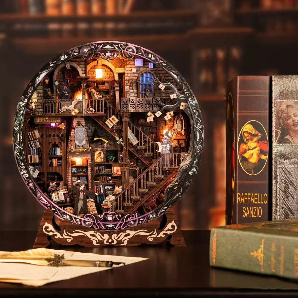 Magic Library DIY Miniature House Kit