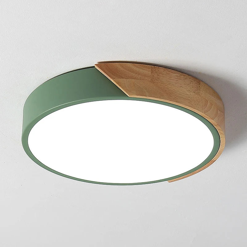 SlimGlow Ultra-Thin LED Ceiling Light — Flush Mount, 3 Colors, Multiple Sizes & Finishes