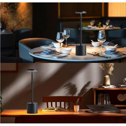 PillarGlow — Cordless LED Table Lamp with Touch Dimmer