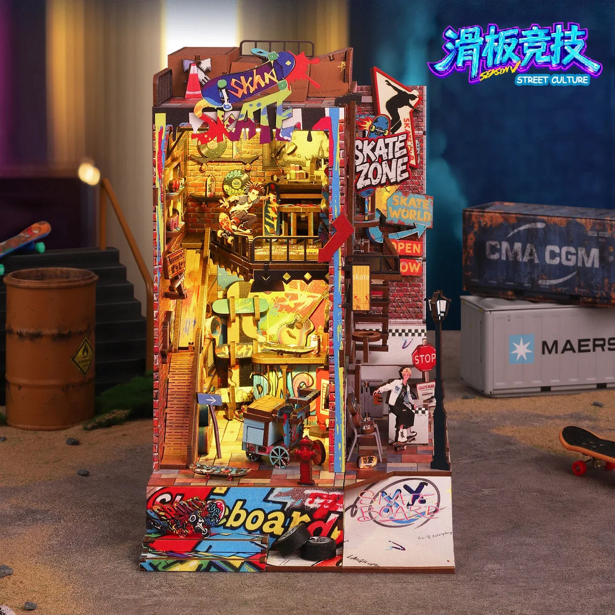 Skatepark DIY Diorama Kit