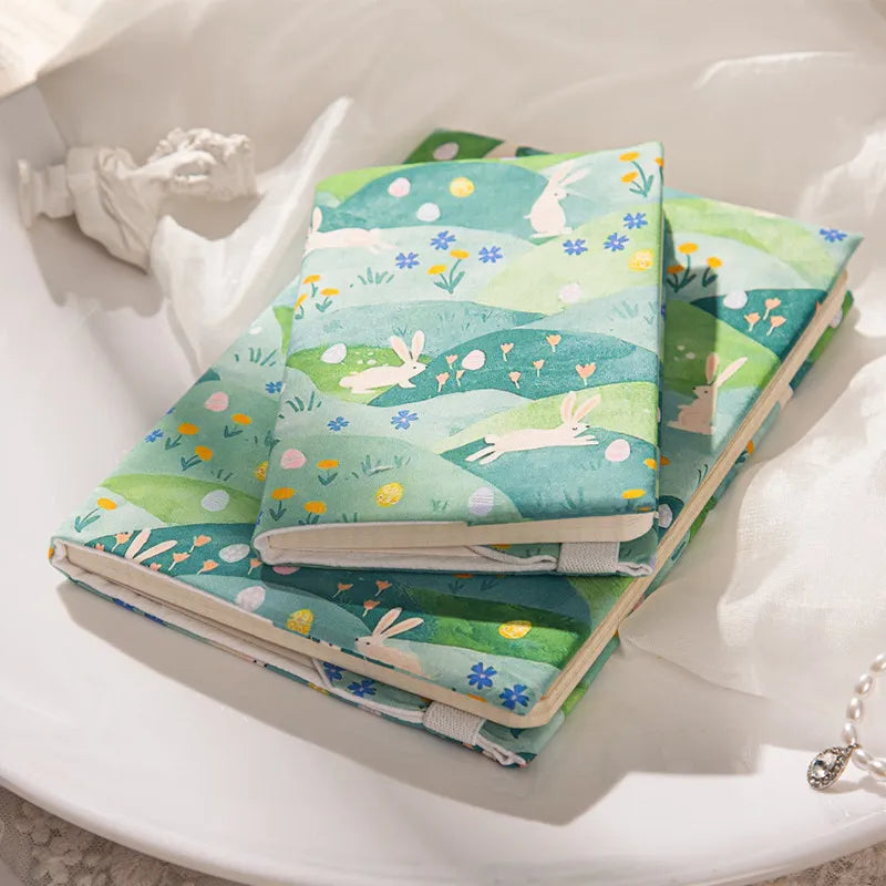 Fabric Book Cover A5 A6, Cute Book Sleeve Protector for Paperbacks and Notebooks, Reusable