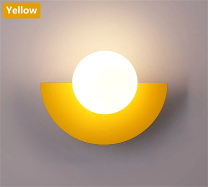 CradleGlow — Moon Globe LED Wall Sconce