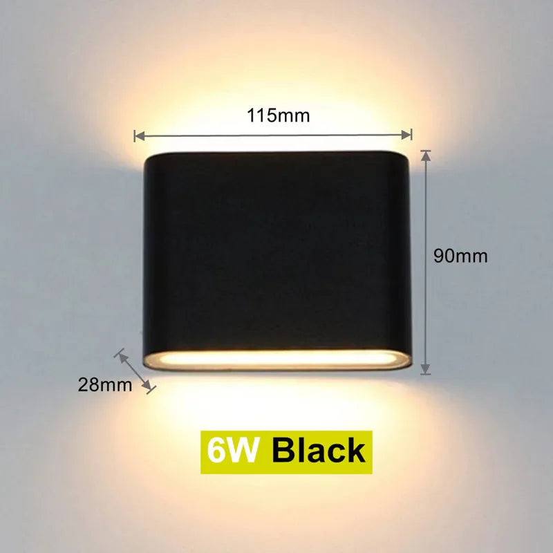 PillowGlow — Rounded Outdoor LED Wall Sconce