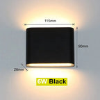 PillowGlow — Rounded Outdoor LED Wall Sconce