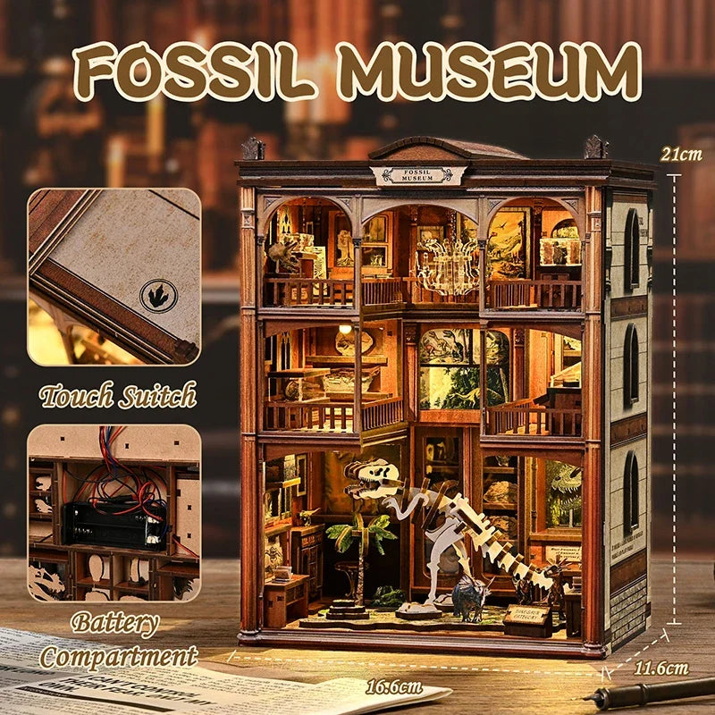 Fossil Museum DIY Book Nook Kit