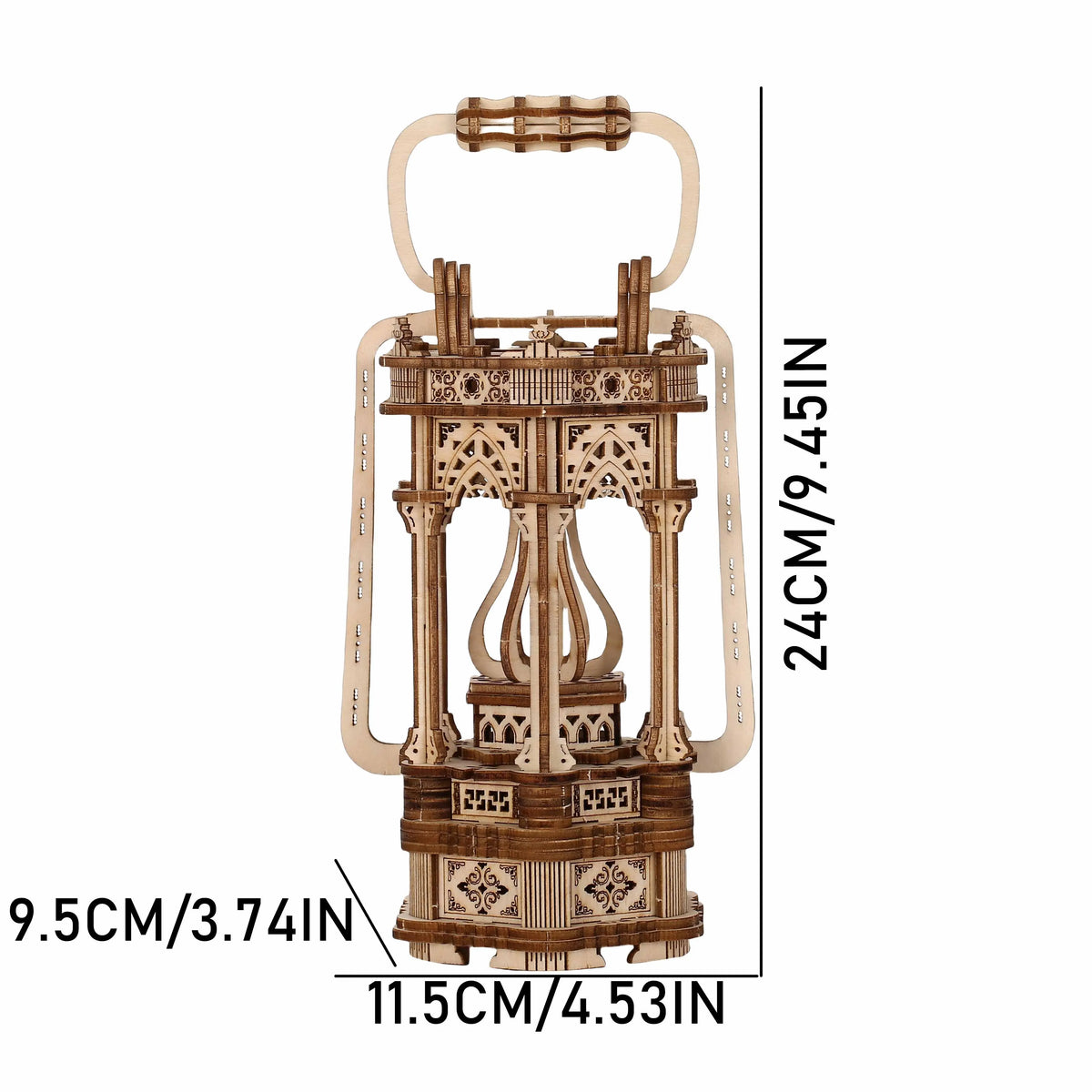 Tang Lantern DIY 3D Wooden Puzzle Kit