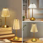 StarGlow Crystal Cordless Table Lamp — Touch Dimmer