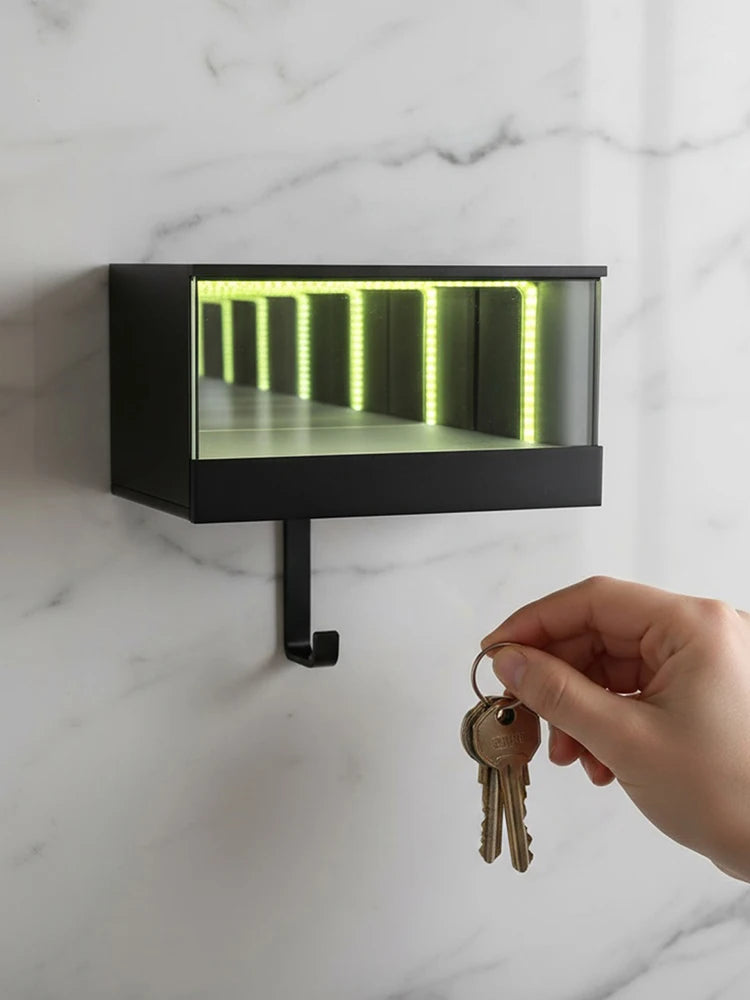 KeyPortal — Infinity Mirror LED Key Holder