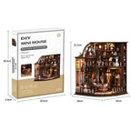 Bacchus Bookstore DIY Miniature House Kit