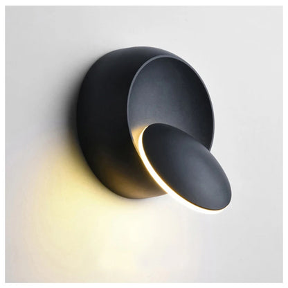 LunaGlow — Rotating Dome LED Wall Sconce