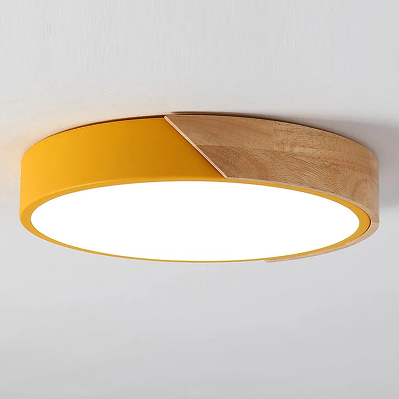 SlimGlow Ultra-Thin LED Ceiling Light — Flush Mount, 3 Colors, Multiple Sizes & Finishes