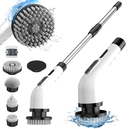 PowerScrub X9™ Electric Spin Scrubber (9-in-1 | Extension Handle | Cordless)