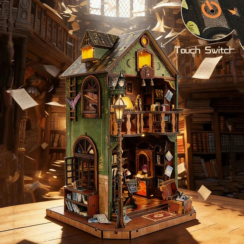 Owl Library DIY Miniature House Kit