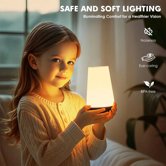 LunaGlow — Rechargeable Color-Changing Night Light with Remote