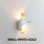 TwistGlow — Spiral Outdoor LED Wall Sconce