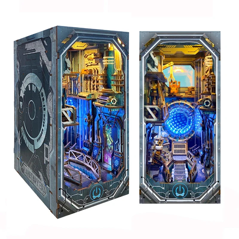Planetary Era 3D DIY Book Nook Kit