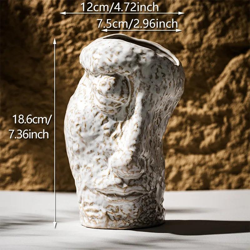 Abstract Face Vase