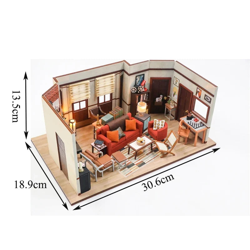 Joey'S Apartment DIY Book Nook Kit