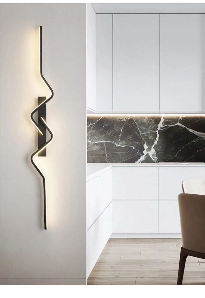ZigGlow — Modern Sculptural LED Wall Sconce