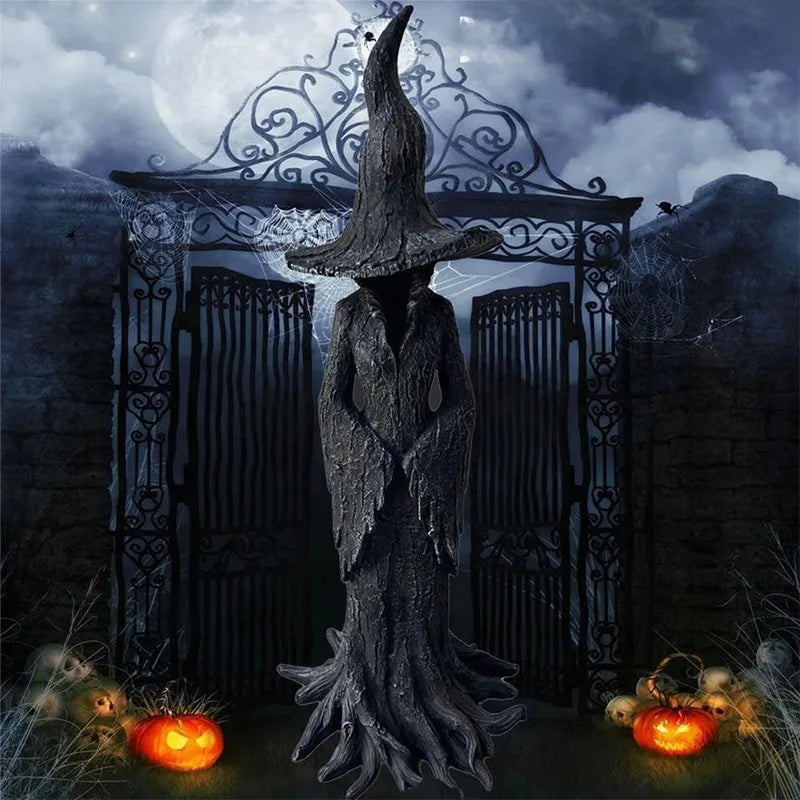Gothic Witch Resin Statue