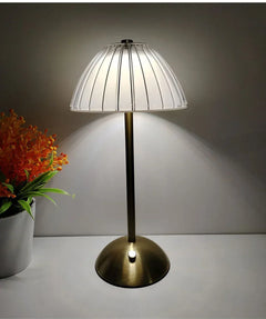 StarGlow Crystal Cordless Table Lamp — Touch Dimmer