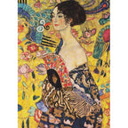 1000 Piece Jigsaw Puzzle for Adults, Klimt, Lady with a Fan, Difficult Art Puzzle, Gift