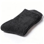 Wool Socks Thick Thermal Winter Socks, Warm Wool Blend Crew Socks for Women and Men, Cozy Home Socks