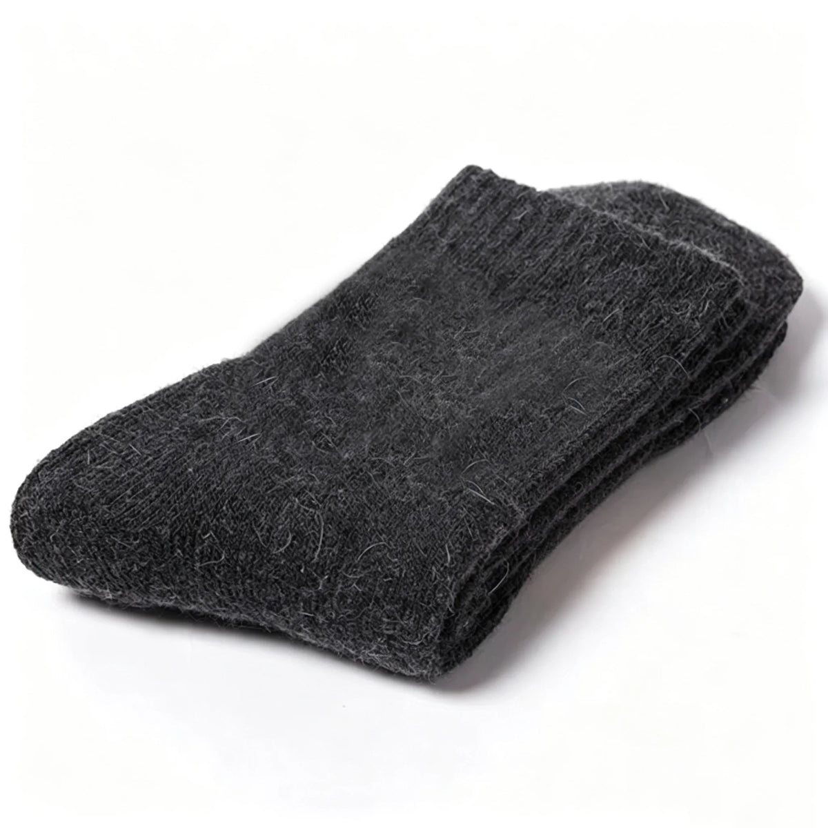 Wool Socks Thick Thermal Winter Socks, Warm Wool Blend Crew Socks for Women and Men, Cozy Home Socks