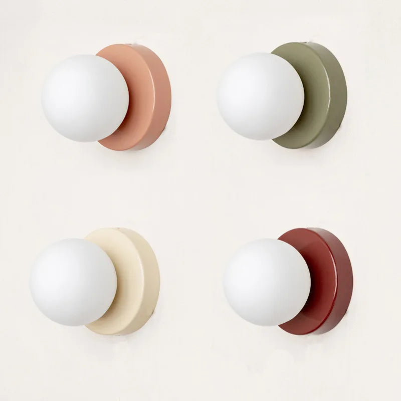DotGlow — Colorful Globe LED Wall Sconce