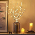 Lighted Birch Branches Battery Operated, 20 LED Warm White Twig Lights for Vase, Christmas & Home Decor