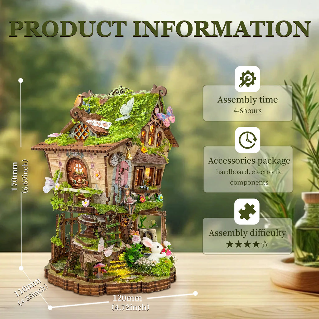 TREEHOUSE-S DIY Miniature House Kit