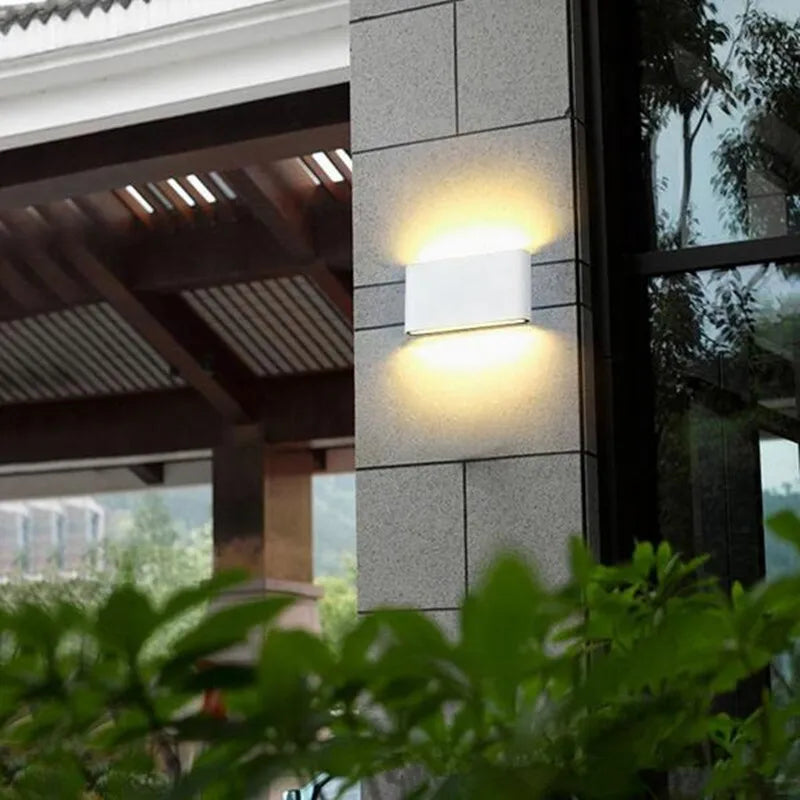 PillowGlow — Rounded Outdoor LED Wall Sconce