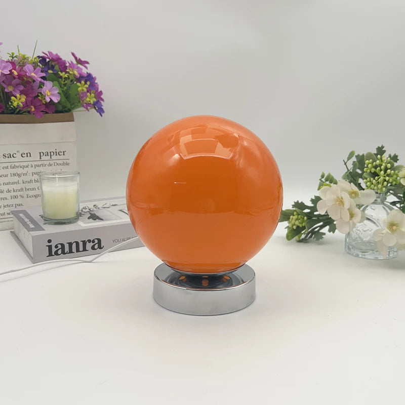 OrbGlow — Vintage Glass Globe Table Lamp