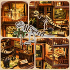 Fossil Museum DIY Book Nook Kit
