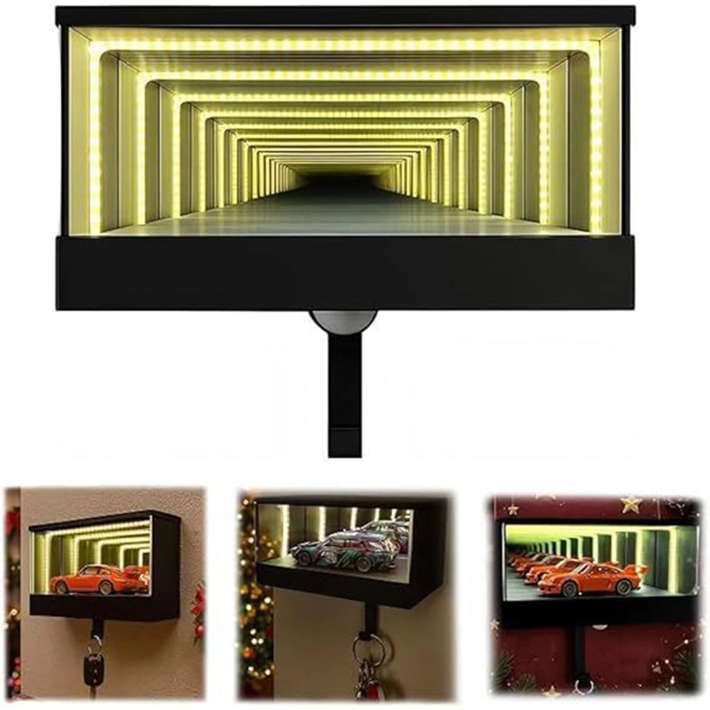 KeyPortal — Infinity Mirror LED Key Holder