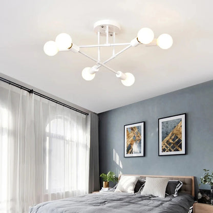OrbitGlow — Mid-Century Sputnik Ceiling Light