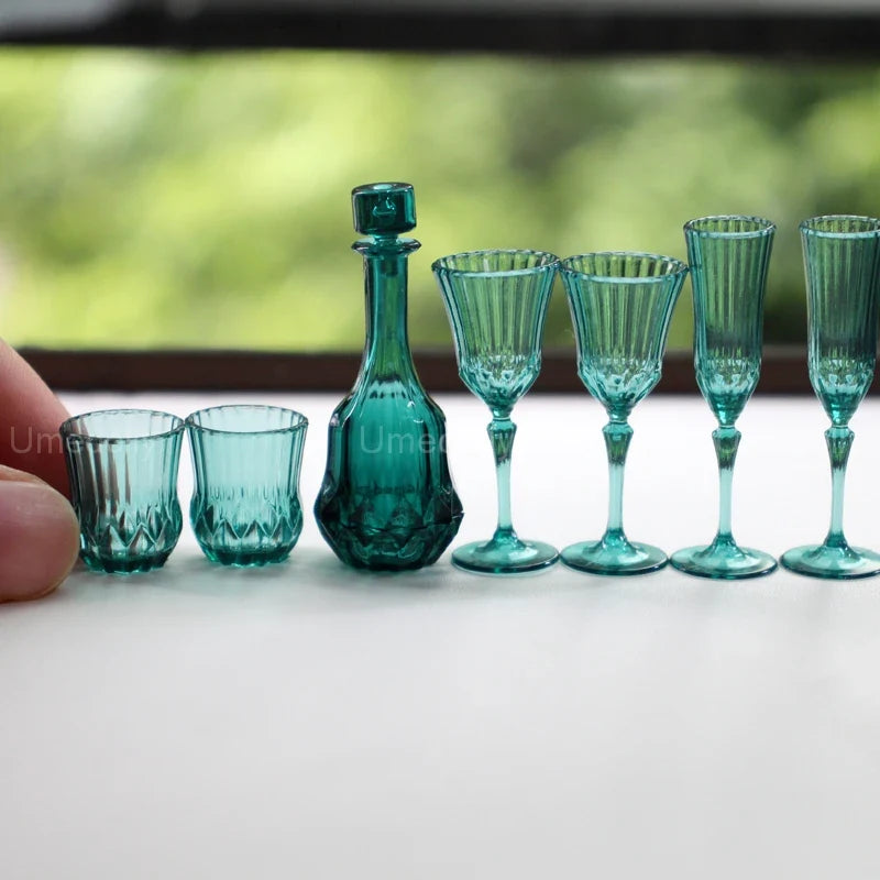 Dollhouse Glassware Set 1:6