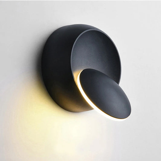 LunaGlow — Rotating Dome LED Wall Sconce