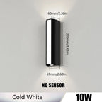 DuoGlow — Split Cylinder Outdoor LED Wall Sconce