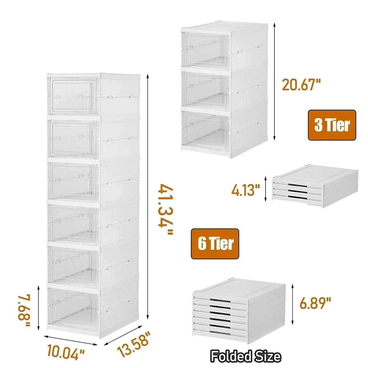 ModuStack™ Transparent Sneaker Storage Cabinet