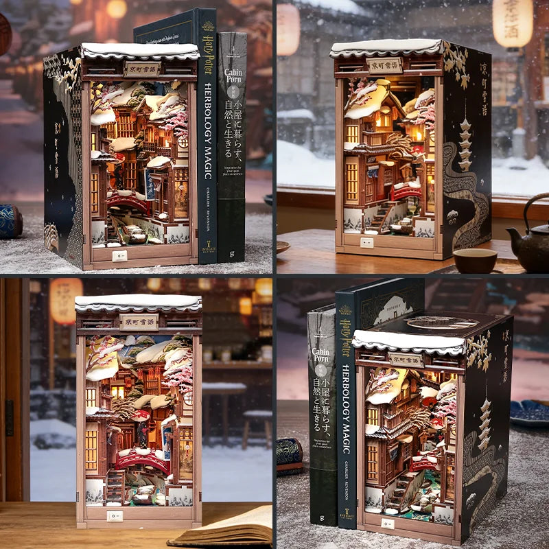 Kyoto Snow Whisper DIY Book Nook Kit