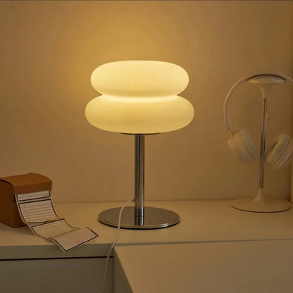 MacaronGlow — Stacked Opal Glass Table Lamp