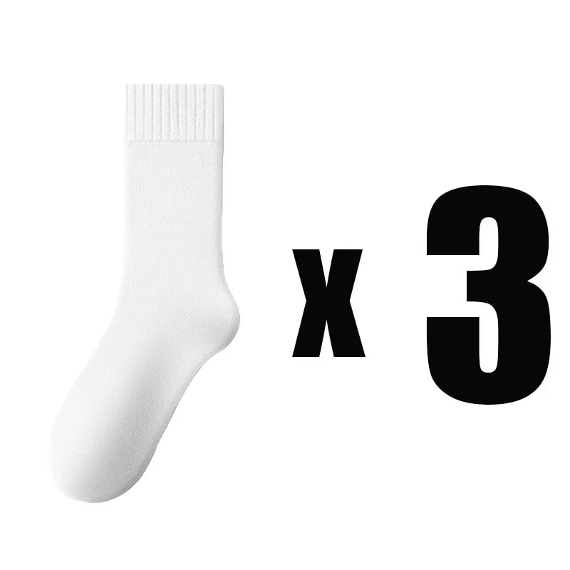 Fleece Lined Thermal Socks Thick Winter Crew Socks, Cozy Warm Socks for Women and Men, 1 or 3 Pairs