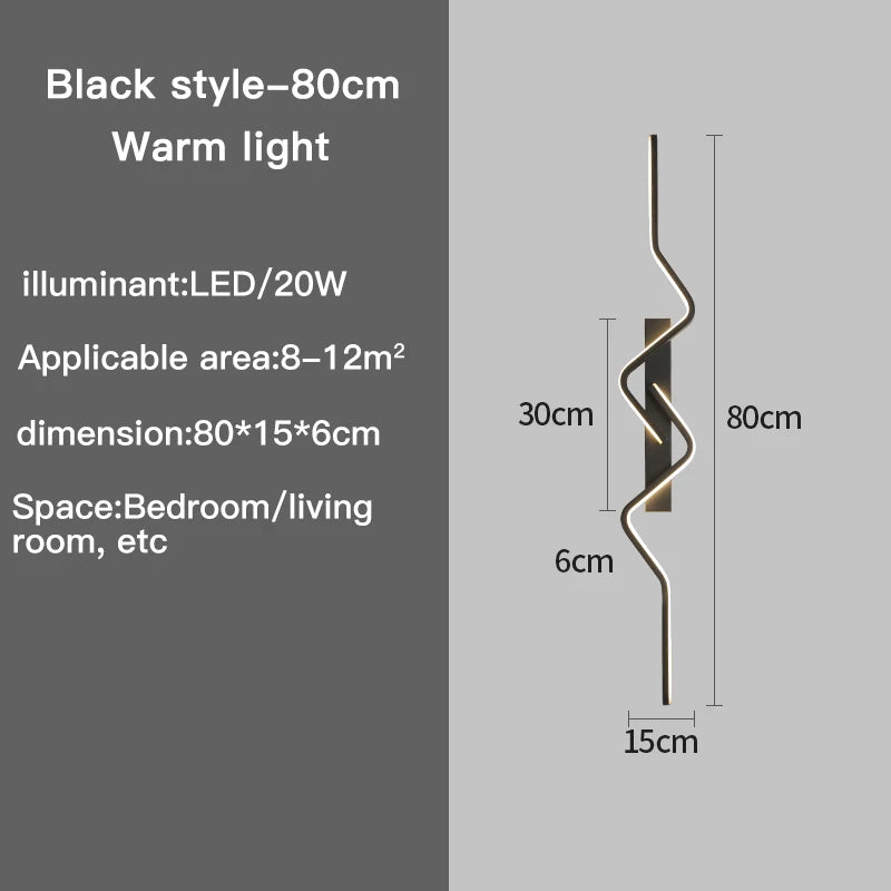 ZigGlow — Modern Sculptural LED Wall Sconce