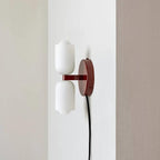 Creamy Glow Matt White Wall Lamp